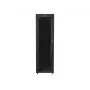 Lanberg FF01-6042-12BL 42U brīvstāvošs 19 inch rackskapis, melns