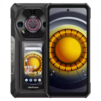Viedtālrunis UleFone Armor 30 Pro 5G, 6,58 collu displejs, 16 GB RAM, 512 GB krātuve, Melns