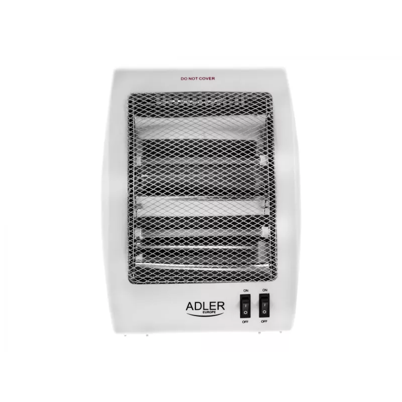 Adler AD 7709 Halogēna sildītājs | 800 W | 2 jaudas līmeņi | Balts