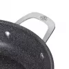 Dziļā cepšanas panna ar 2 rokturiem BALLARINI Salina Granitium 24 cm 75002-811-0