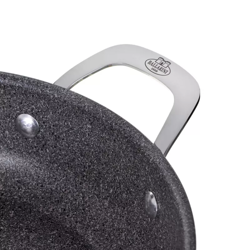 Dziļā cepšanas panna ar 2 rokturiem BALLARINI Salina Granitium 24 cm 75002-811-0