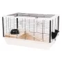 Grauzēju būris INTER ZOO Bunny 80 De Luxe — plastmasa, 78×48×50 cm, bļodiņa komplektā
