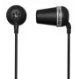 Koss THE PLUG CLASSIC vadiņu iekšausmu austiņas ar trokšņu slāpēšanu, melnas
