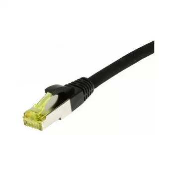 Patch kabelis RJ45, CAT6A 500MHz, 0,5m, melns, S-STP(S/FTP), TPE/LSZH (Ultraflex), AWG26, ar Cat.7 izejas kabeli, Synergy 21 (S217616)