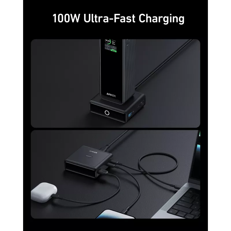 Anker Prime 100W lādēšanas pamatne
