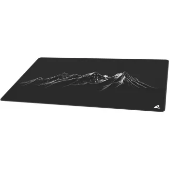 Spēļu peles paliktnis Sharkoon SKILLER SGP40 D16, kalnu silueta dizains, melns/balts, 1000 x 500 mm