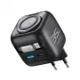 Ceļojumu lādētājs GaN Havit UC250 A-EU 20V 1xUSB-C 0.7m melns
