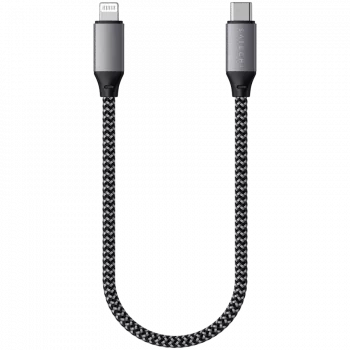 Satechi ST-TCL10M USB kabelis 0,25 m USB-C uz USB-C/Lightning melns pelēks