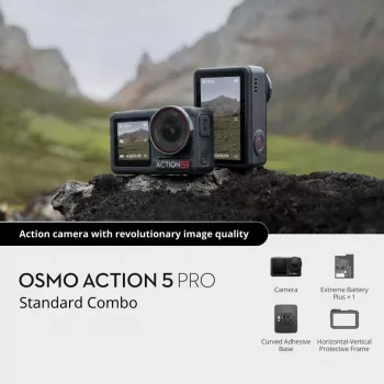 DJI Osmo Action 5 Pro sporta kamera 40 MP 4K Ultra HD CMOS 25.4 / 1.3 mm (1 / 1.3) Wi-Fi 146 g