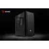 PC korpuss SAVIO Noctis Flow — Cube Mini-ITX/Micro-ATX/ATX, 3x120mm priekšā, 1x120mm aizmugurē, 2x3.5 collu + 3x2.5 collu sloti, rūdīts stikls
