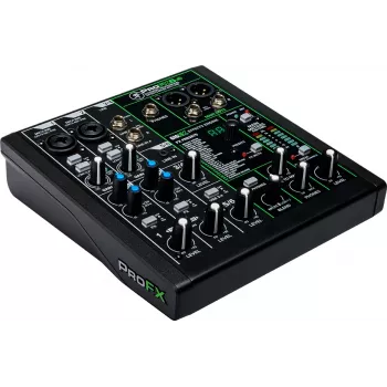 Mikseris Mackie ProFX6v3 kompakts 6-kanālu analogs mikseris ar USB interfeisu