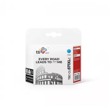 Tinte Canon CLI-571XL TBC-CLI571XLC CY 100% jauna