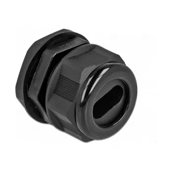 Kabeļa blīvslēgs DeLOCK 60389 Melns Plastmasa 2 gab.