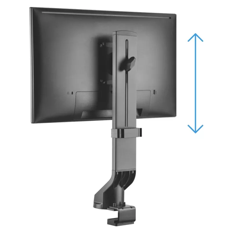 Maclean MC-853 galda stiprinājums vienam monitoram 17–32 collām, VESA 75x75 / 100x100, līdz 8 kg