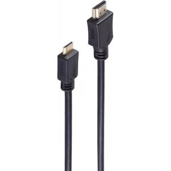 shiverpeaks BS77473-2 HDMI kabelis 3 m HDMI A tipa (standarta) – HDMI C tipa (mini) Melns