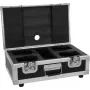 Flightcase Roadinger 4x AKKU Dot 1 RGB/WW QuickDMX — aizsargājošs transporta futrālis