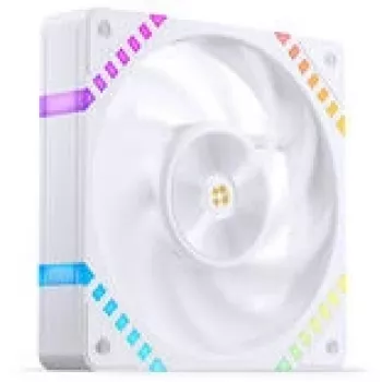 120 mm ARGB PWM korpusa ventilators Jonsbo HF2-120 balts