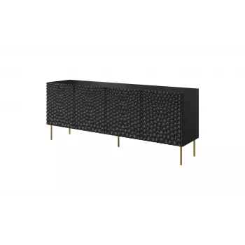HOLE kumode 190x40,5x74,5 cm matēti melna