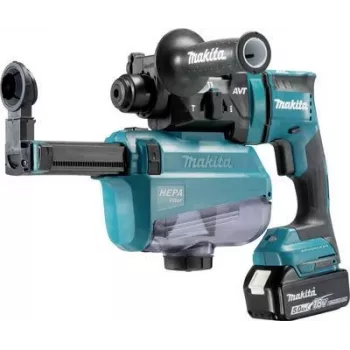 Makita DHR182RTWJ - Bezvadu Rotācijas Āmurs - 3 režīmi - SDS-plus - 1,7 J - 2 Akumulatori - 18 V