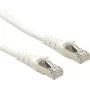 ROLINE Patch-Cable RJ-45 (vīrietis) uz RJ-45 (vīrietis) 50 cm SFTP CAT 6a Balts (21.15.2860)