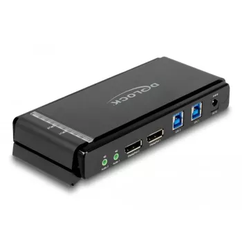 KVM slēdzis DeLOCK DisplayPort 1.4 8K 60Hz USB Audio