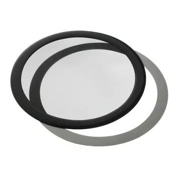 DEMCiflex DF0017 apaļš putekļu filtrs 140 mm, melnā krāsā