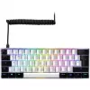 SKILLER SGK50 S4 Gaming tastatūra Balta/melna, PT izkārtojums, Kailh Red