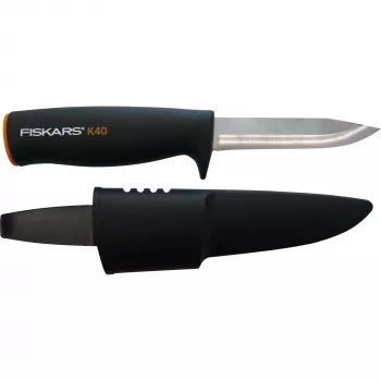 Fiskars Universālais nazis K40 melns pelēks (1001622)