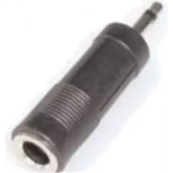 e+p GS 9 dzimuma mainītājs 3.5mm Mono (vīrišķais) uz 6.35 Mono (sieviešu) Melns