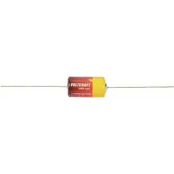 VOLTCRAFT ER 14250 AX speciālā baterija 1/2 AA ar aksiālajiem lodēšanas kontaktiem, Litijs 3.6 V 1200 mAh, 1 gab.
