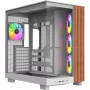 PC korpuss Thermaltake View 380 XL WS ARGB Snow White — Midi Tower, ATX atbalsts, logs