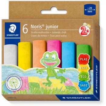 Ietves krīts Staedtler 2365 C6 Noris junior, dažādās krāsās, diametrs 20 mm, 1 gab.