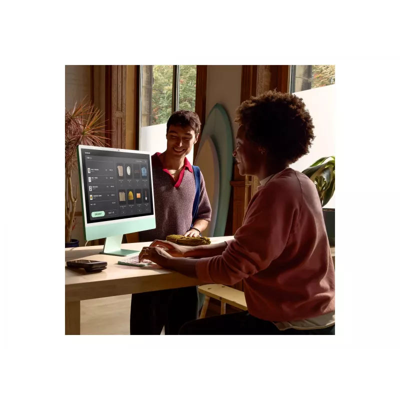 Apple iMac 24 collu: M4 10/10, 16GB, 512GB SSD - Zaļš