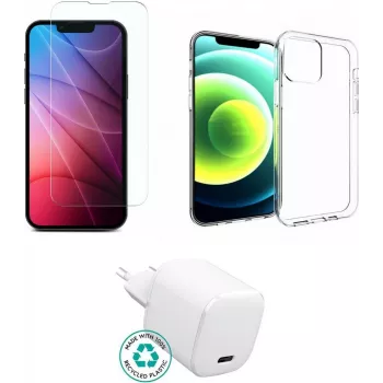 eSTUFF ES-KIT-IPH17AIR komplekts iPhone 17 Air, lādētājs un aksesuāri