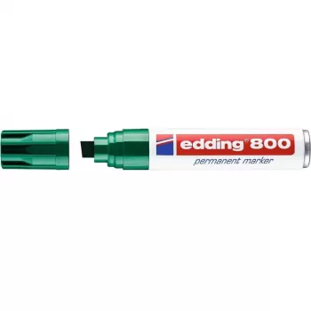 Pastāvīgais marķieris Edding 800 ar kalta galu Zaļš