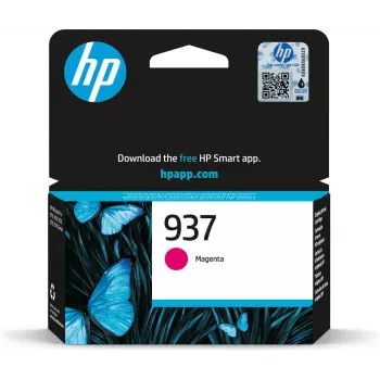 HP 937 Magenta oriģinālā tintes kasetne, magenta, 1 gab., 800 lpp.