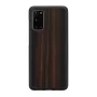Viedtālruņa maciņš Man and Wood Galaxy S20 melns koks — aizsargmaciņš Samsung Galaxy S20