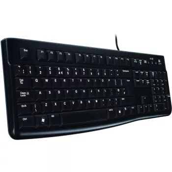 Logitech Desktop MK120 komplekts, Melns, Vadu, Šveice, 920-002504