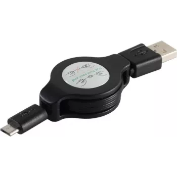 USB kabelis ShiverPeaks BS14-18001 1m USB A - Micro-USB B Melns
