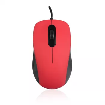 Modecom M10S Silent Red vadu optiskā pele, sarkana