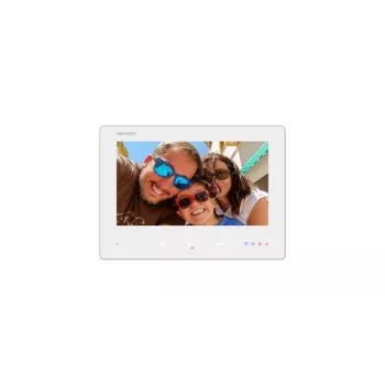 Hikvision DS-KH7300EY-WTE2/Balts video domofonu sistēma 17.8 cm (7 inch)