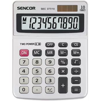 Kabatas kalkulators Sencor SEC 377/10 10 cipari Balts