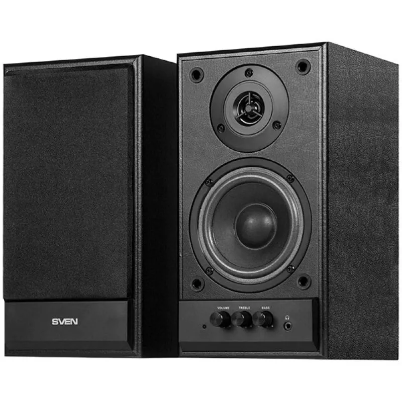 Skaļruņu sistēma SVEN SPS-702 (Stereo, 40W, 40Hz-22kHz, Melna āda)