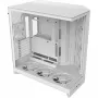 PC korpuss NZXT H9 Flow RGB+ — balts, ATX/EATX/Micro-ITX, rūdīts stikls, 3x140mm priekšā + 1x120mm aizmugurē