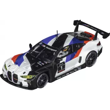 Vadāma automašīna Carrera Hybrid BMW M4 GT3 “BMW M Motorsport, Nr.1” 1:50, iebūvēts akumulators, daudzkrāsaina