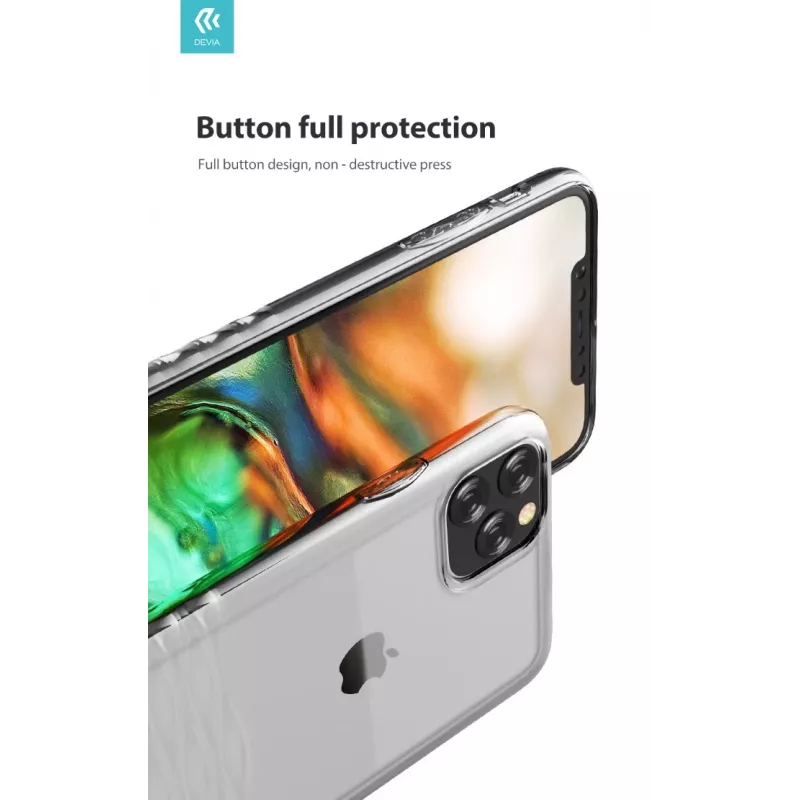Aizsargmaciņš Devia Ocean2 sērija iPhone 11 Pro, caurspīdīgs, plāns