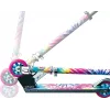 Bērnu skrejritenis Razor A Tie-Dye — alumīnija salokāms 2-riteņu skrejritenis, regulējams stūres augstums, ABEC-5, maks. slodze 65 kg