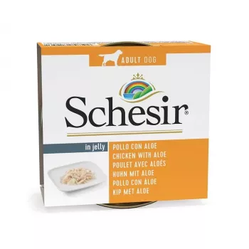 SCHESIR želejā Vistas gaļa ar alveju - mitrā suņu barība - 150 g
