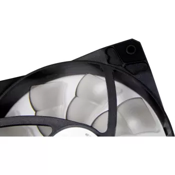 INTER-TECH Argus L-12025 120mm korpusa ventilators - Melns