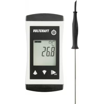 VOLTCRAFT PTM 100 + TPT-200 temperatūras mērīšanas instruments -200 - 450 °C Pt1000 zonde IP65